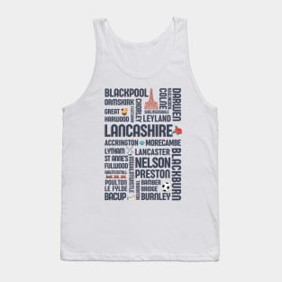 Lancashire places - Northern towns - British tourism - Ex pat Tank Top